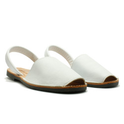 Avarcas pour homme cow blanc - Menorkina