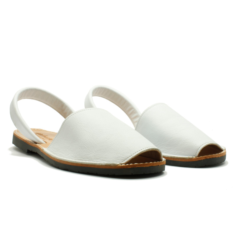 Avarcas pour homme cow blanc - Menorkina