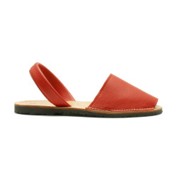 Avarcas for women cow pomodoro - Menorkina